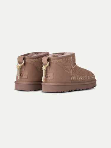 Enkellaarsjes met Ultra Mini Veters Biarritz Bruin