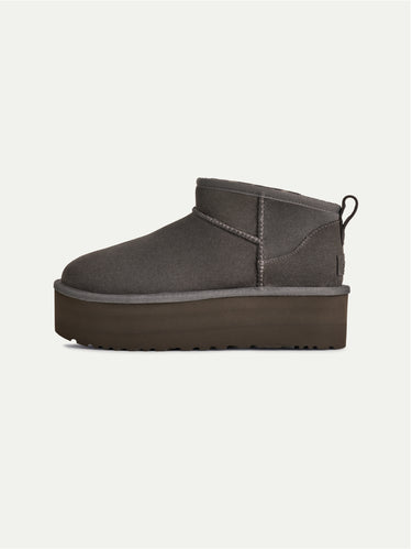 UGG-Stivaletti con Plateau Ultra Mini Platform Cemento-TRYME Shop