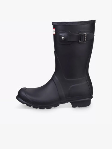 HUNTER-Stivaletti Corti Wellington Original con Fibbia Nero-TRYME Shop