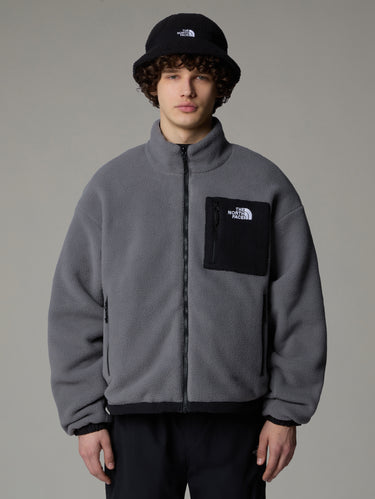 THE NORTH FACE-Giacca da Uomo in Pile Reversibile Yumiori Grigio/Nero-TRYME Shop