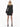 PINKO-Abito Lunghezza Media con Maniche a Calice Nero-TRYME Shop