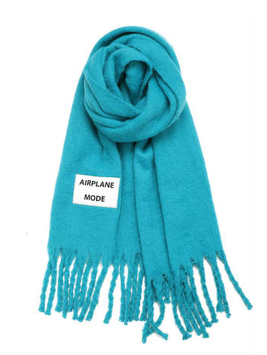 VERB TO DO-Maxi Sciarpa Airplane Mode Blu-TRYME Shop