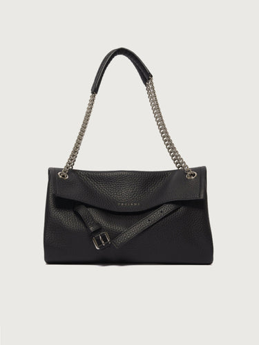 ORCIANI-Borsa Venus Soft Small in Pelle Nero-TRYME Shop