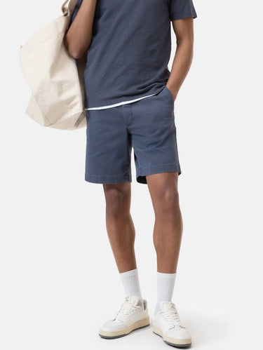 CLOSED-Shorts Chino in Cotone Blu Fumo-TRYME Shop