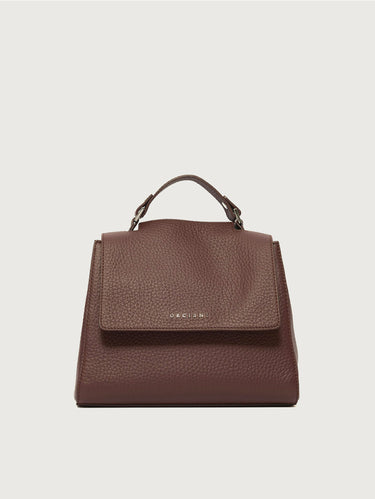 ORCIANI-Borsa Sveva a Mano Piccola Caffè-TRYME Shop
