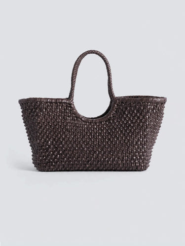 DRAGON DIFFUSION-Borsa a Cestino Nantucket Cactus Marrone Scuro-TRYME Shop