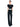 NORMA KAMALI-Tuta con Scollo a V Nero-TRYME Shop