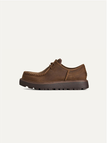 UGG-Scarpe Stringate Loften in Pelle Oliata Quercia-TRYME Shop
