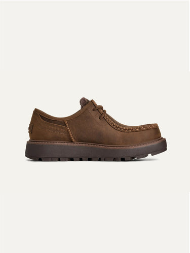 Loften Oiled Leather Lace-Up Shoes Oak