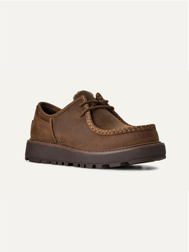 Loften Oiled Leather Lace-Up Shoes Oak