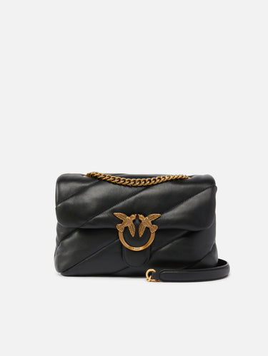 PINKO-Borsa in Nappa con Trapuntatura Classic Love Bag Puff Nero-TRYME Shop