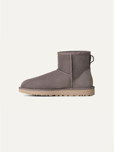 UGG-Stivaletti in Montone Mini Classic II Grigio Tempesta-TRYME Shop
