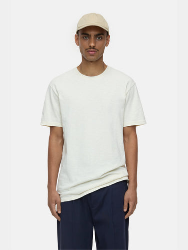CLOSED-T-shirt Effetto Fiammato Avorio-TRYME Shop