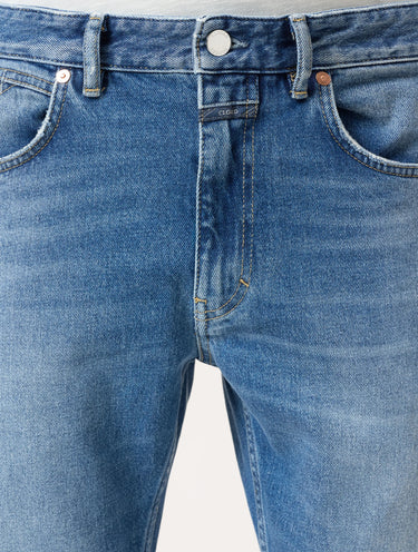 Salt and Pepper Effect Jeans Blue
