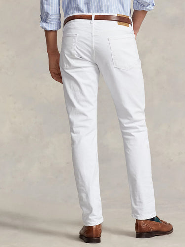 Jean Sullivan en coton bull coupe slim blanc