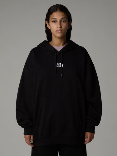 THE NORTH FACE-Felpa con Cappuccio Oversize Nero-TRYME Shop