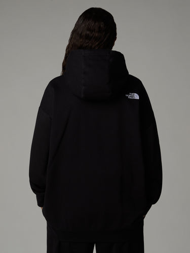 Oversize Kapuzenpullover Schwarz