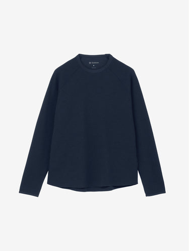 GOLDWIN-T-shirt Maniche Lunghe in Waffle Leggero Blu-TRYME Shop