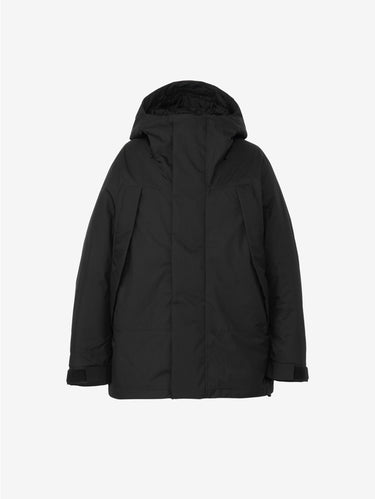 Parka Glade Imbottito in Nylon Multi Strato Nero