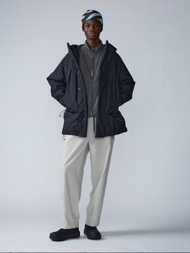 GOLDWIN-Parka Glade Imbottito in Nylon Multi Strato Nero-TRYME Shop