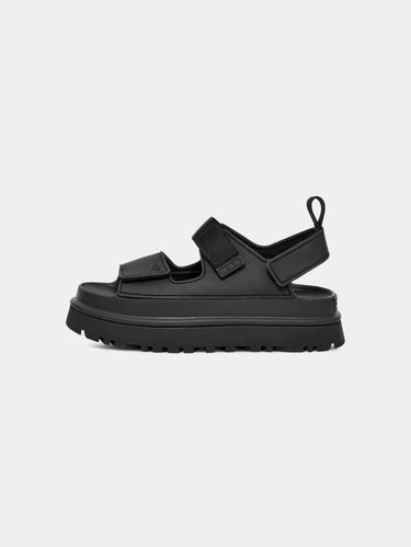 UGG-Sandali GoldenGlow in Materiale Riciclato Nero-TRYME Shop