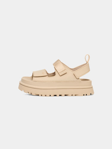 UGG-Sandali GoldenGlow in Materiale Riciclato Sabbia-TRYME Shop