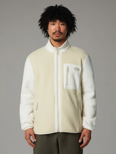THE NORTH FACE-Giacca in Pile Medio Yumiori Crema-TRYME Shop