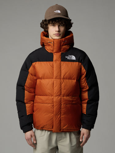 THE NORTH FACE-Piumino con Cappuccio Color Block Himalayan Terra/Nero-TRYME Shop