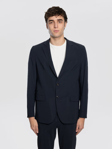 RRD-Blazer in Tessuto Stretch Surflex Blu Notte-TRYME Shop