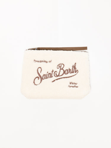 MC2 SAINT BARTH-Pochette Aline Teddy Bianco-TRYME Shop