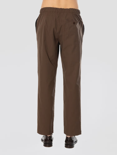Pantalon coupe régulière en Solotex marron
