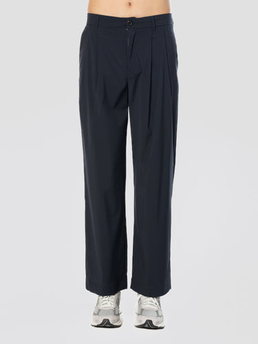 NORSE PROJECTS-Pantaloni Over in Smart Merino con Pences Blu-TRYME Shop