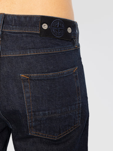 Slim Fit Jeans Indigo Blauw