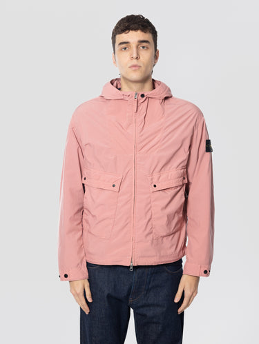 STONE ISLAND-Giacca in Tela di poliestere Opaca Oleandro-TRYME Shop