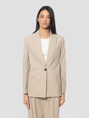 CLOSED-Blazer Oversize con Ampio Revers Beige/Argilla-TRYME Shop