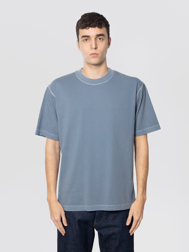 CLOSED-T-shirt Girocollo dall'Aspetto Slavato Grigio-TRYME Shop