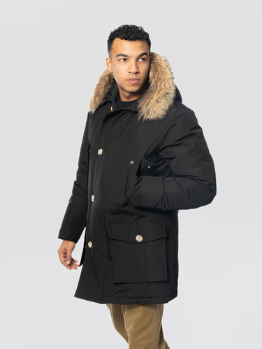 Parka longue en Ramar noire