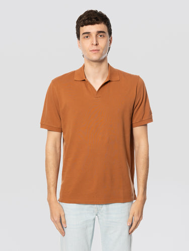 MC2 SAINT BARTH-Polo Charles in Piquet di Cotone Tabacco-TRYME Shop