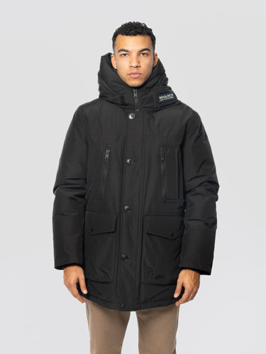 WOOLRICH-Parka Arctic in Ramar Cloth Evolution Nero-TRYME Shop