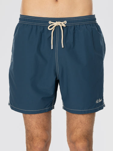 MC2 SAINT BARTH-Costume da Mare Patmos Media Lunghezza Blu Marino-TRYME Shop