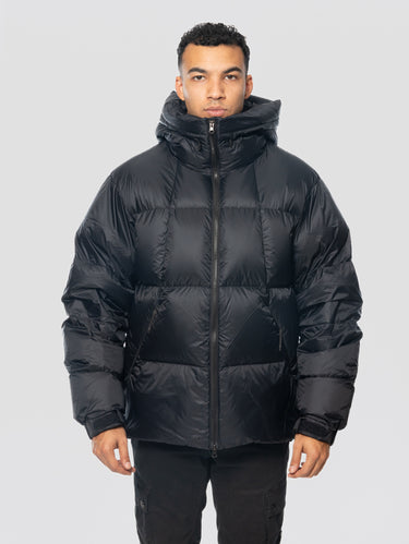 GOLDWIN-Parka in Piuma Crystallite Down Parka Nero-TRYME Shop