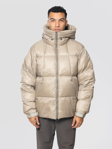 GOLDWIN-Parka in Piuma Crystallite Down Parka Beige-TRYME Shop