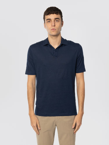 FILIPPO DE LAURENTIIS-Polo Skipper in Lino Indaco-TRYME Shop