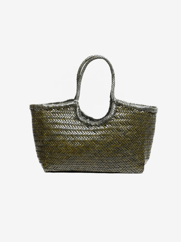 DRAGON DIFFUSION-Borsa a Cestino Grande Nantucket Kaki-TRYME Shop