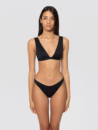 MC2 SAINT BARTH-Top da Spiaggia Ofelia Nero-TRYME Shop