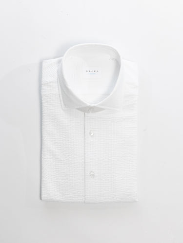 XACUS-Camicia Active Shirt in Seersucker Bianco-TRYME Shop