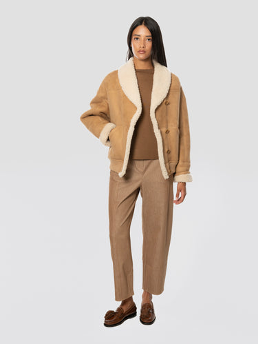 Mink Shearling Bomber Jacket
