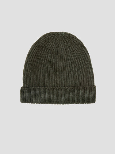 FILIPPO DE LAURENTIIS-Cappello in Lana Merino a Coste Loden-TRYME Shop