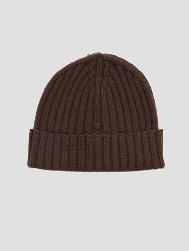 MC2 SAINT BARTH-Cappello in Lana Merino Marrone-TRYME Shop