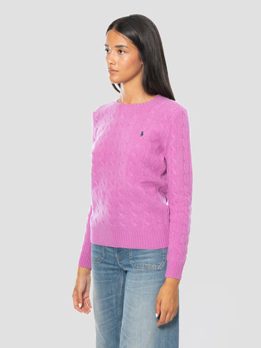 Thistle Cashmere Blend Cable-Knit Sweater